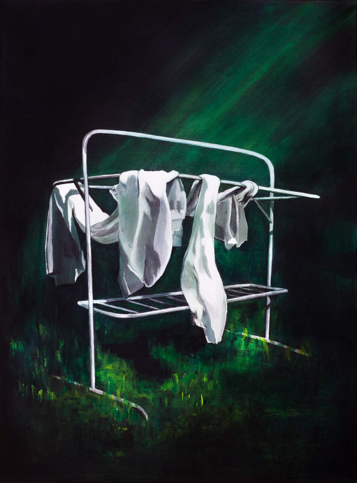 UNOHDETUT RÄTIT (2024) Akryyli kankaalle, 81 x 60 cm